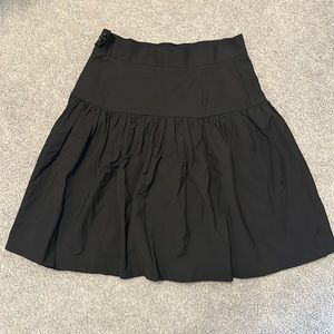 RED Valentino Black A-line Skirt